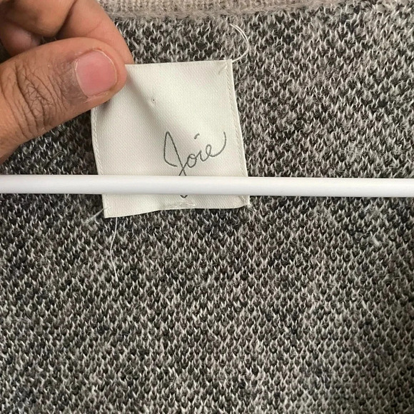 Whimsigoth Leopard Print Longline Cardigan Wool Blend Open Front Knit Sweater  L - Picture 8 of 11